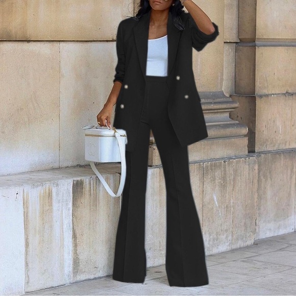 Yellow Women's Pantsuit - Picture 2 of 4